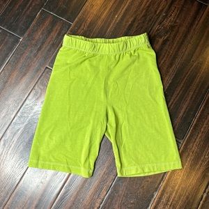 Elastic waist biker shorts Los Angeles Apparel basic yoga hiking loungewear